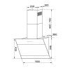 Вытяжка кухонная GRANADO Vivares 603-750 black glass (GCH326311) изображение 11