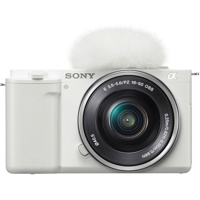Цифровой фотоаппарат Sony Alpha ZV-E10 kit 16-50mm White (ZVE10LW.CEC)