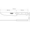 Кухонний ніж Tramontina Polywood 180 мм Червоне Дерево (21138/177) зображення 5