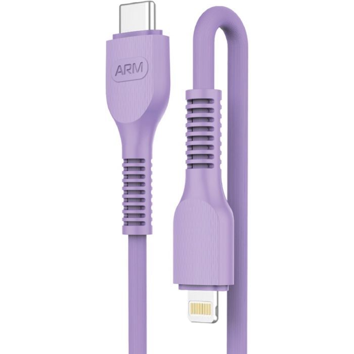 Дата кабель USB-C to Lightning 1.0m AR88 3A Peach Armorstandart (ARM65289)