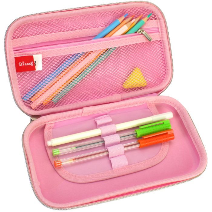 Пенал Cool For School с тиснением 1 отделение Розовый (QT-5781-Pink) изображение 2