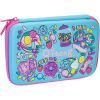 Пенал Cool For School 1 отделение с органайзером голубой (QT-5627-Blue)