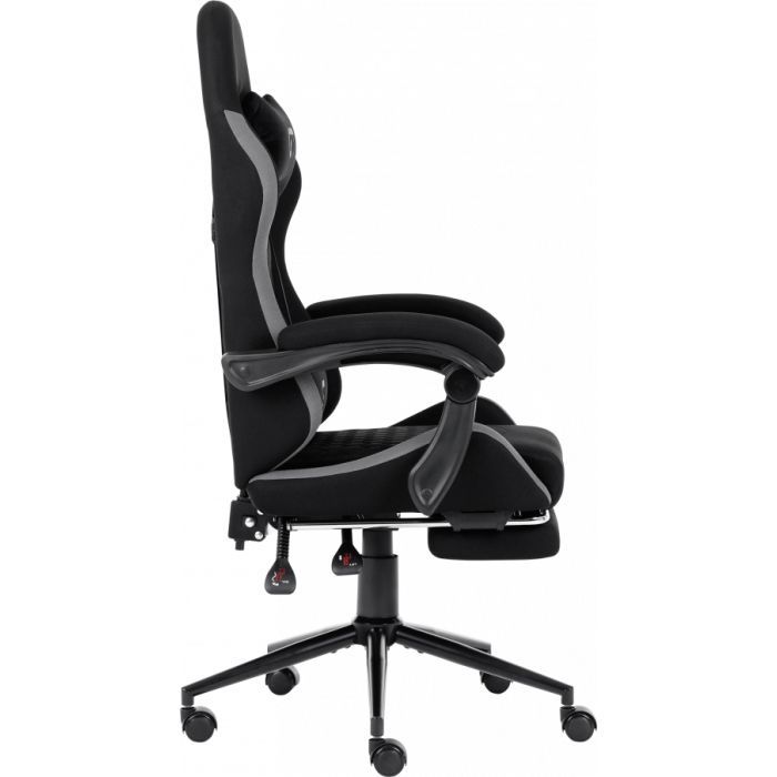 Кресло игровое GT Racer X-2324 Black/Gray (X-2324 Fabric Black/Gray) изображение 3