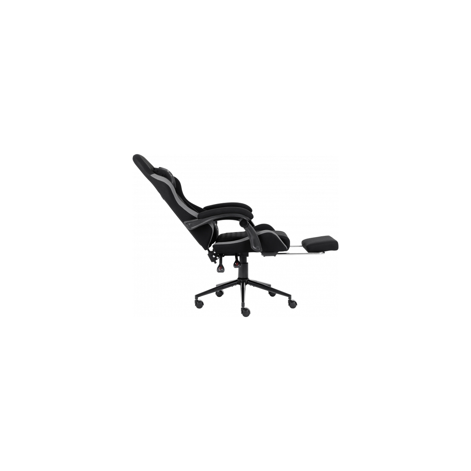 Кресло игровое GT Racer X-2324 Black/Gray (X-2324 Fabric Black/Gray) изображение 4