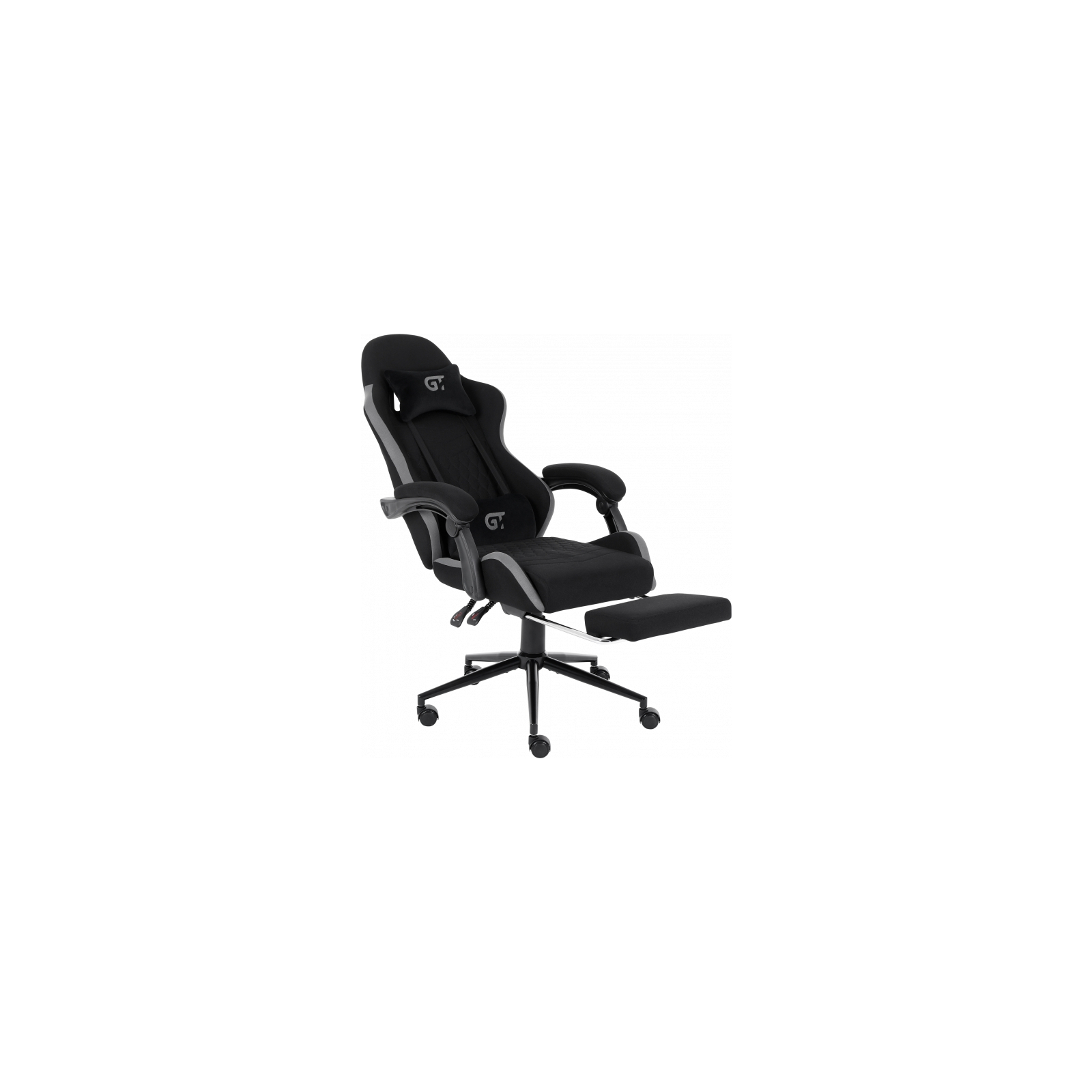 Крісло ігрове GT Racer X-2324 Black/Gray (X-2324 Fabric Black/Gray) зображення 5