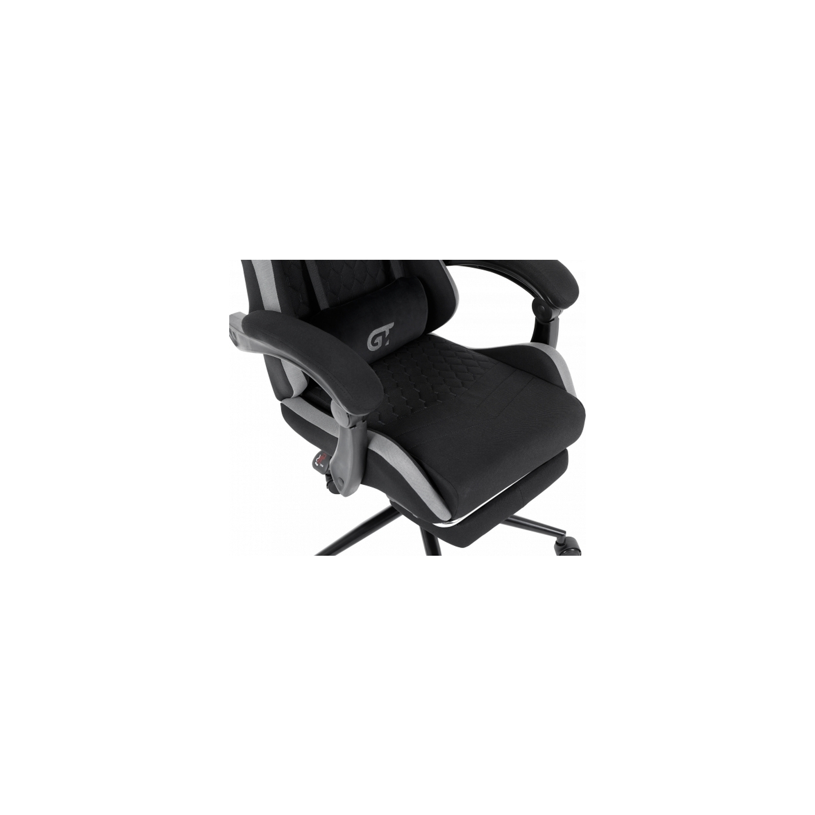 Кресло игровое GT Racer X-2324 Black/Gray (X-2324 Fabric Black/Gray) изображение 6