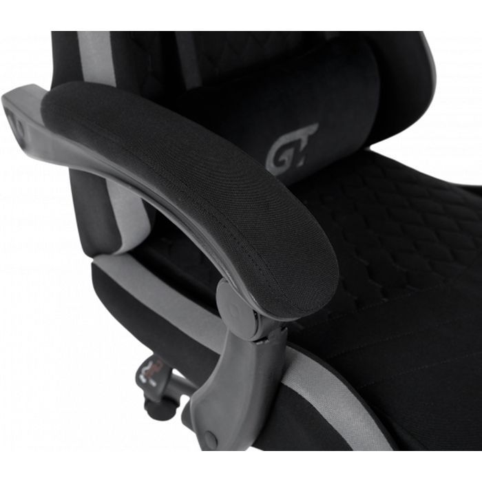 Кресло игровое GT Racer X-2324 Black/Gray (X-2324 Fabric Black/Gray) изображение 9
