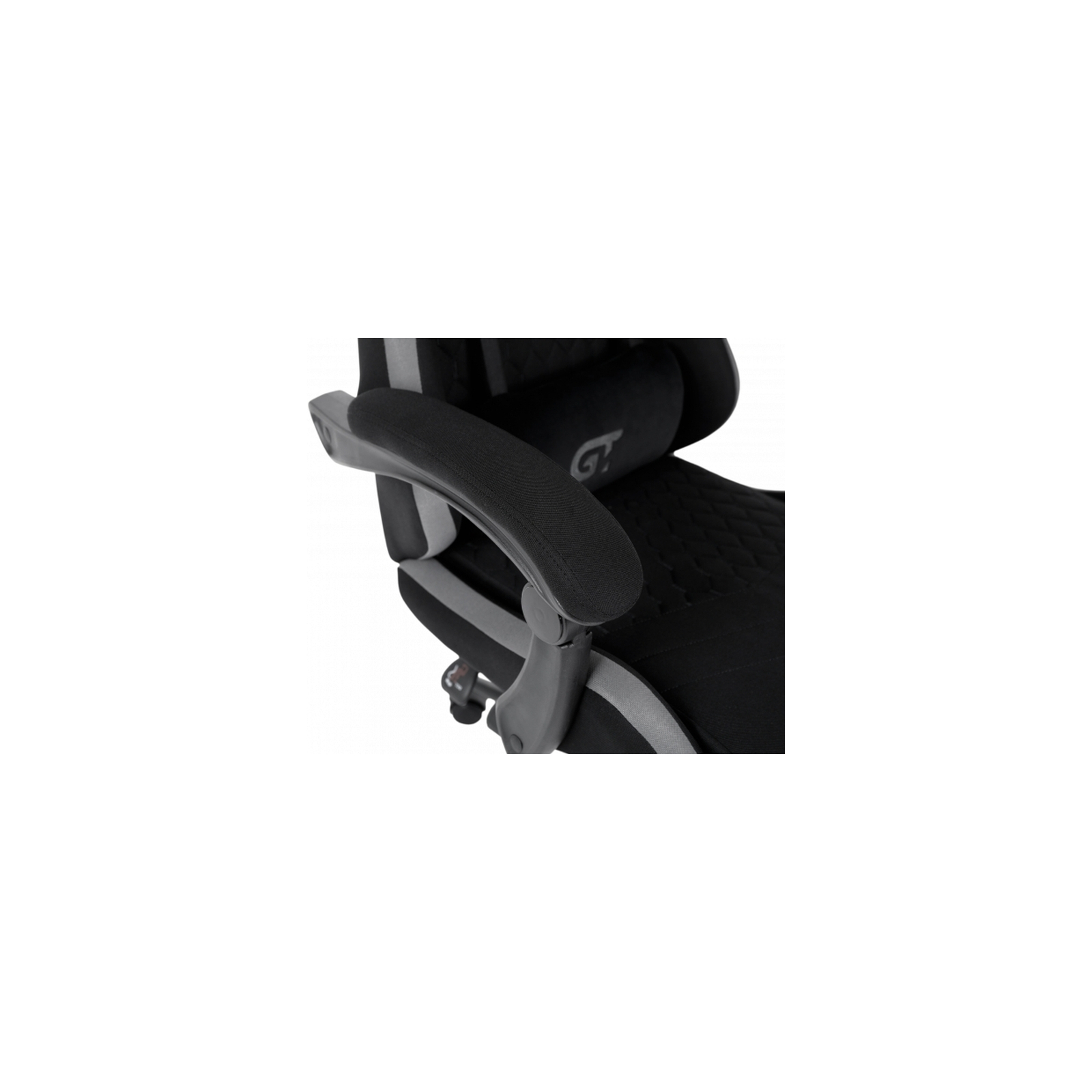Кресло игровое GT Racer X-2324 Black/Gray (X-2324 Fabric Black/Gray) изображение 9