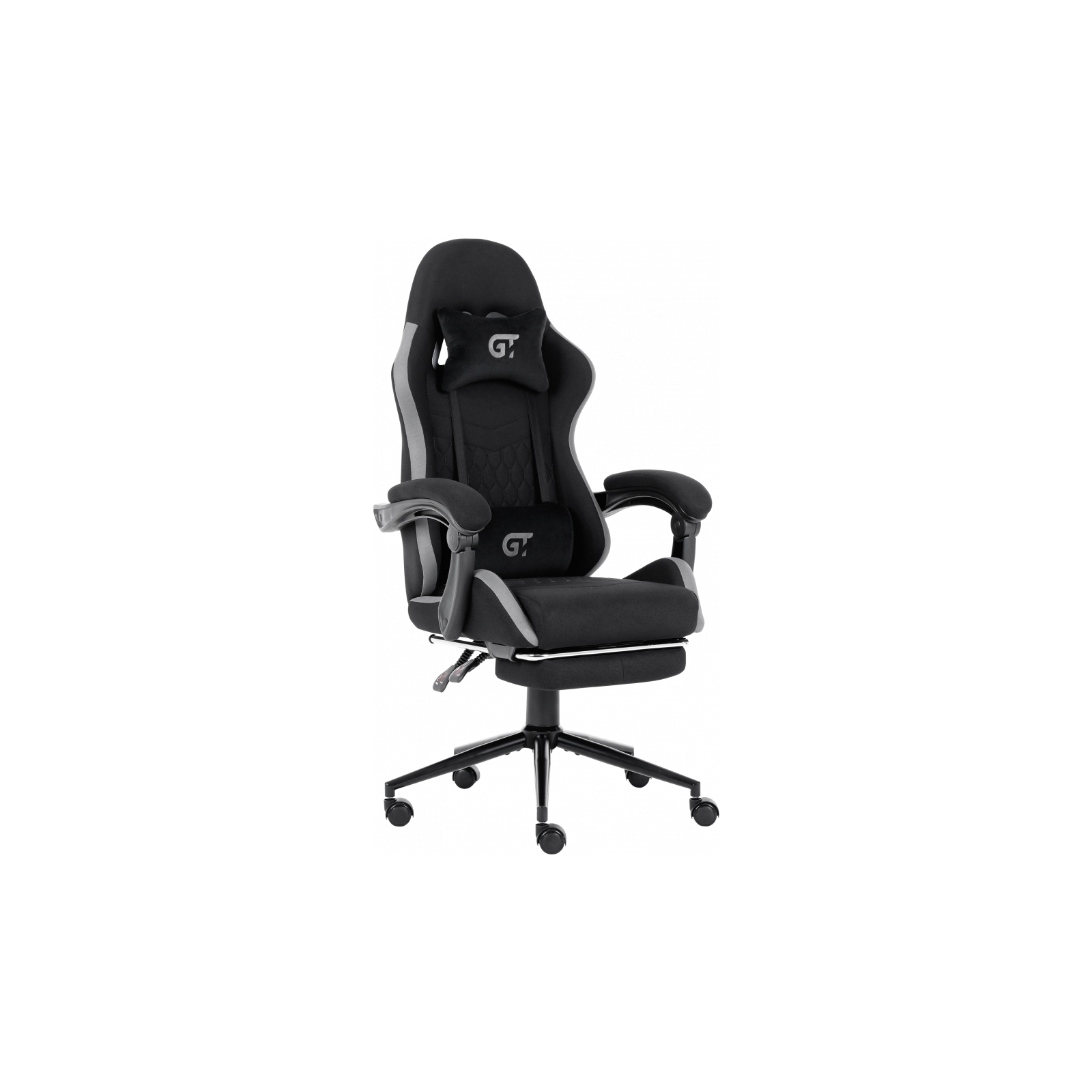 Крісло ігрове GT Racer X-2324 Black/Gray (X-2324 Fabric Black/Gray)