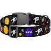 Ошейник для животных WAUDOG Nylon с QR паспортом NASA пластиковый фастекс L (4750) изображение 2