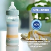 Пляшечка для годування Chicco Well-Being Colors з силіконовою соскою 2м+ 250 мл М'ятна (28623.21) зображення 6