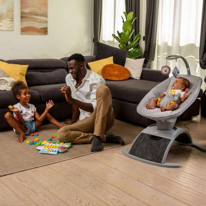 Крісло-гойдалка Chicco Comfy Wave light gray (79890.16) зображення 8