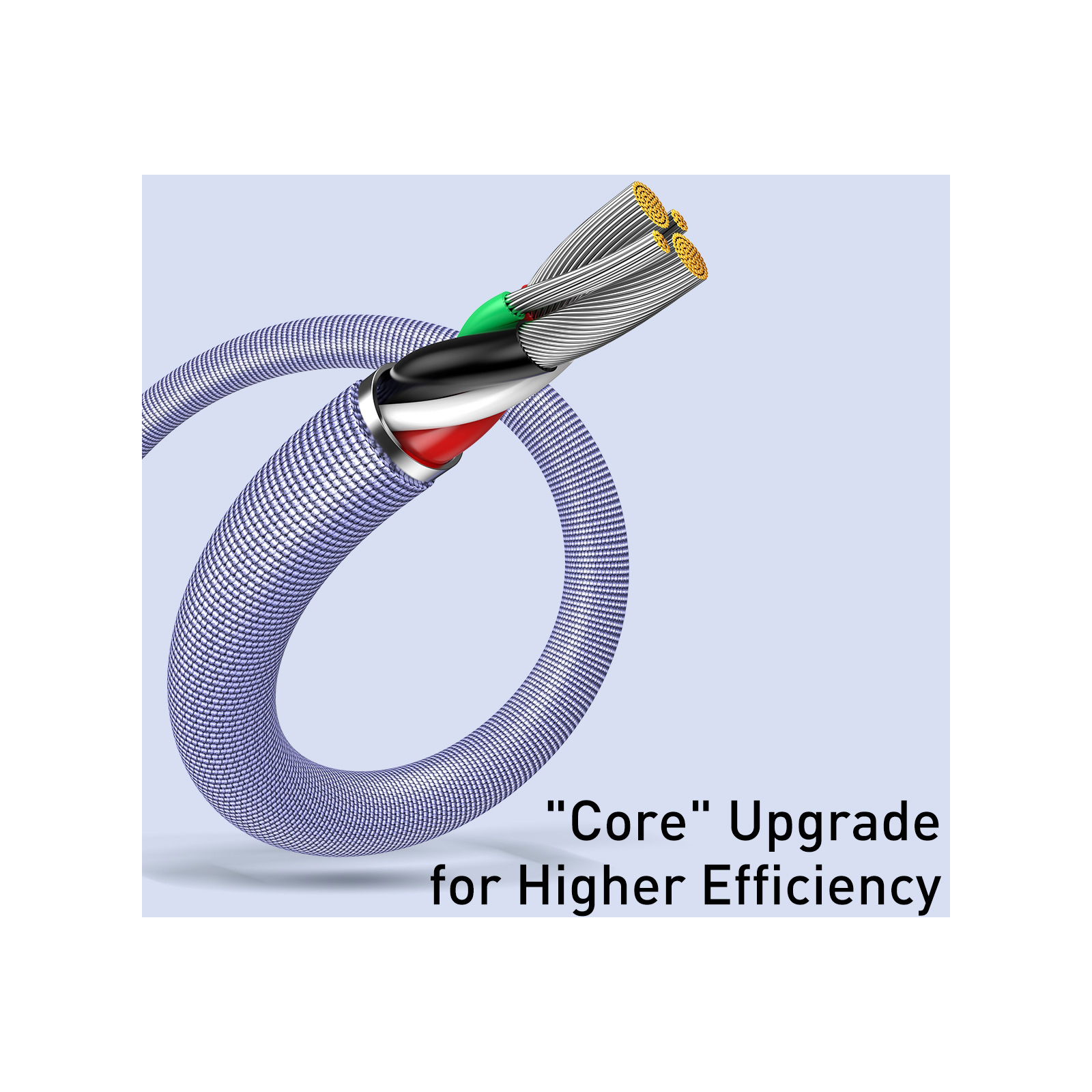 Дата кабель USB 2.0 AM to Lightning 1.2m 2.4A Purple Baseus (948087) изображение 7