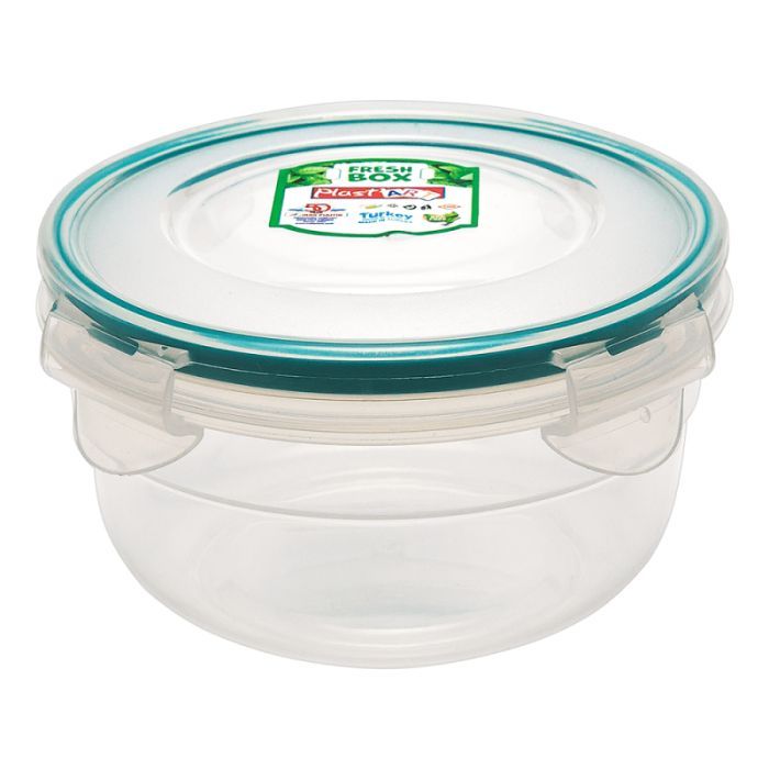 Пищевой контейнер Irak Plastik Fresh круглий 1,5 л прозорий (5226) изображение 2