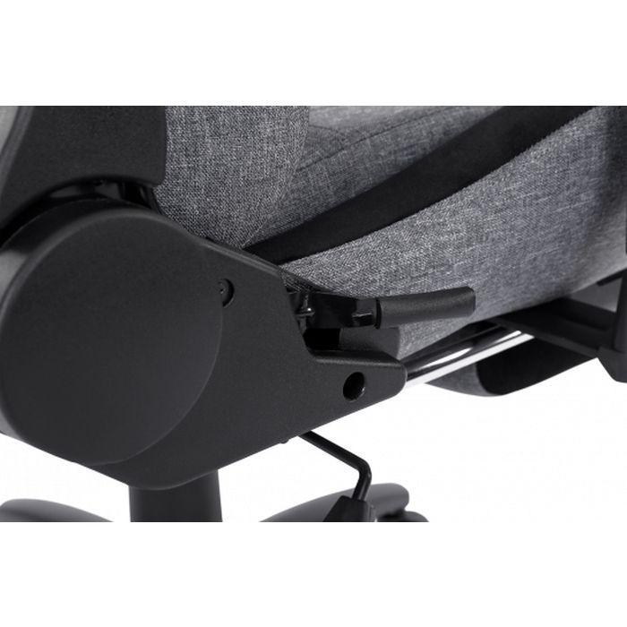 Крісло ігрове GT Racer X-2534-F Gray/Black Suede (X-2534-F Fabric Gray/Black Suede) зображення 10