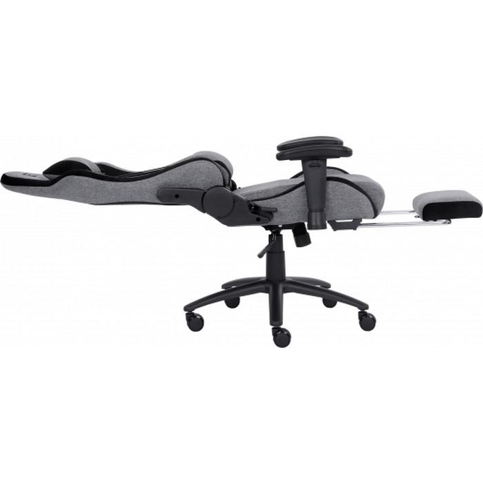 Крісло ігрове GT Racer X-2534-F Gray/Black Suede (X-2534-F Fabric Gray/Black Suede) зображення 4