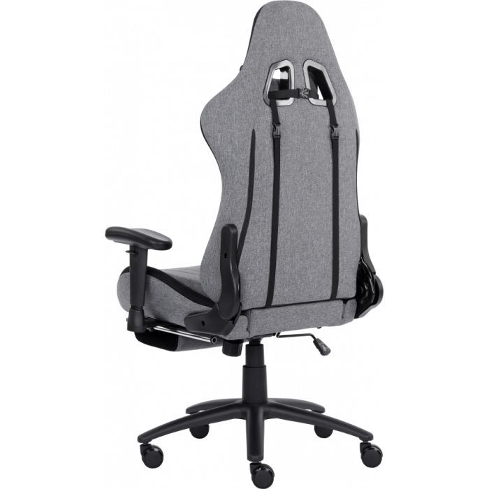 Крісло ігрове GT Racer X-2534-F Gray/Black Suede (X-2534-F Fabric Gray/Black Suede) зображення 6