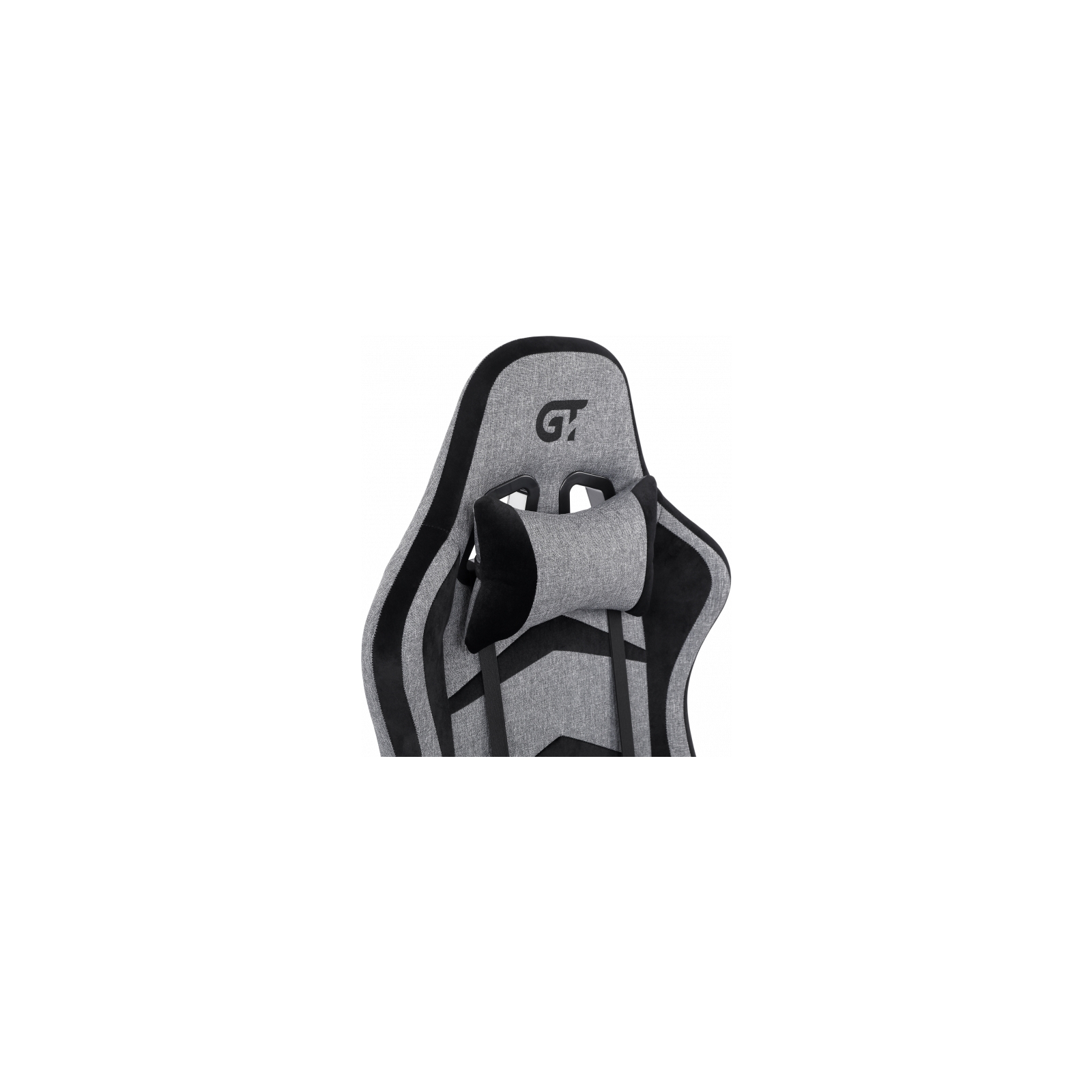 Кресло игровое GT Racer X-2534-F Gray/Black Suede (X-2534-F Fabric Gray/Black Suede) изображение 8