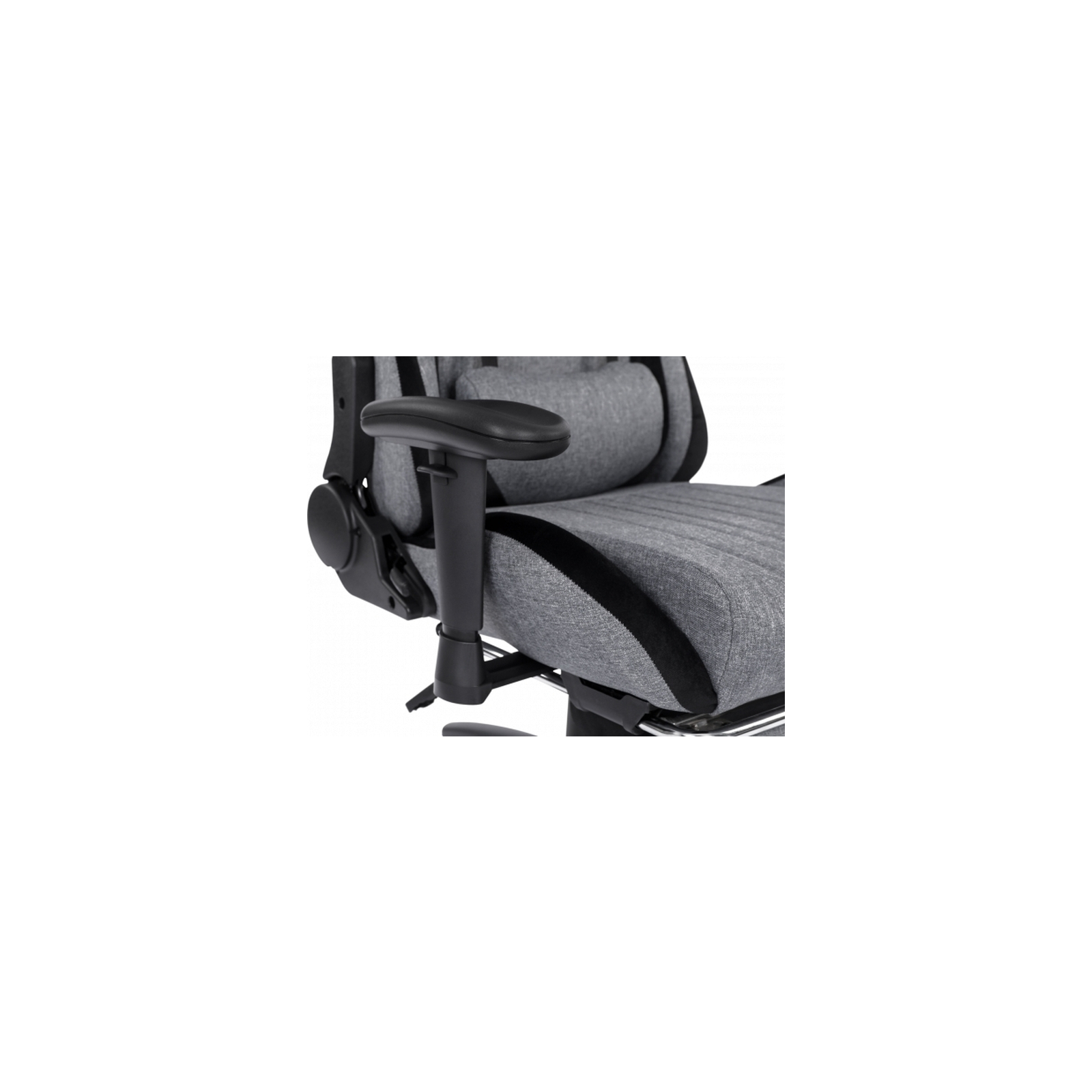 Кресло игровое GT Racer X-2534-F Black (X-2534-F Fabric Black) изображение 9