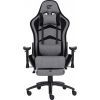 Крісло ігрове GT Racer X-2534-F Gray/Black Suede (X-2534-F Fabric Gray/Black Suede)