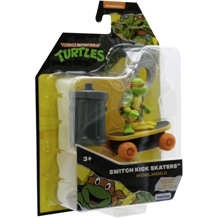 Игровой набор Funrise TMNT Черепашки-ниндзя классические Скейтбордист с лаунчером Микеланджело (71041) изображение 2