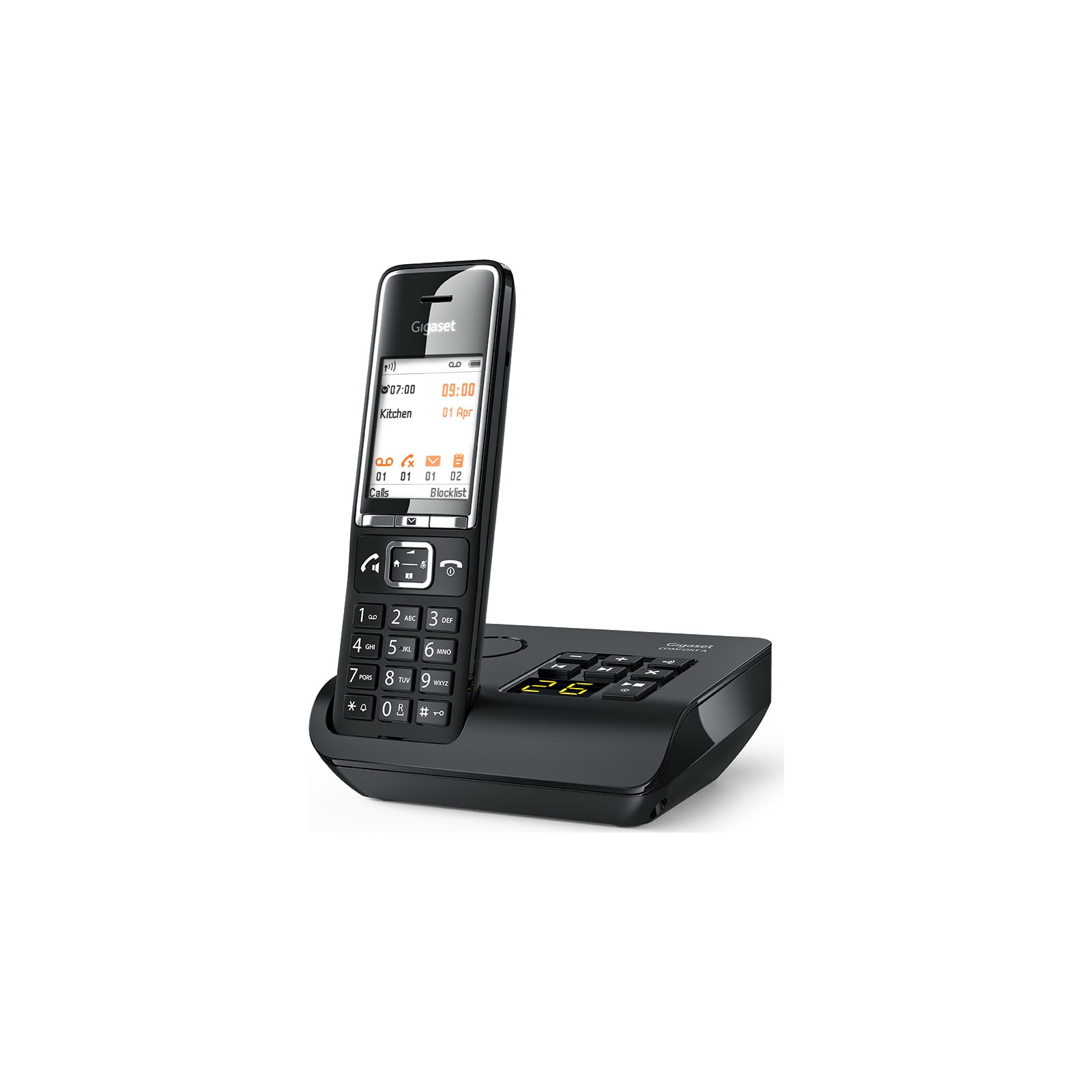 Телефон DECT Gigaset Comfort 550 AM Black Chrome (S30852H3021S304) изображение 3