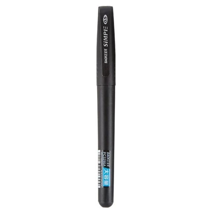 Ручка гелева Baoke Simple 0.5 мм, чорна (PEN-BAO-PC3298A-B)