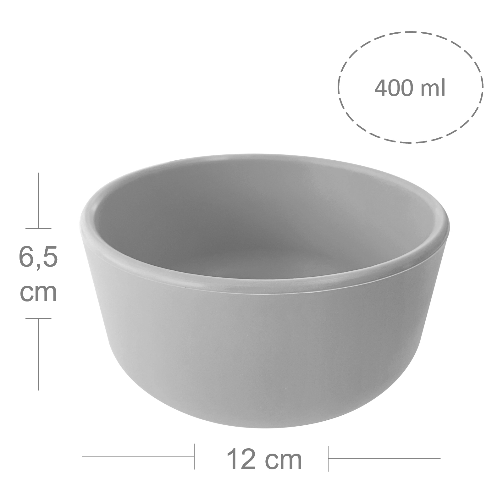 Тарелка детская MinikOiOi Bowl - Powder Grey (101080104) изображение 2