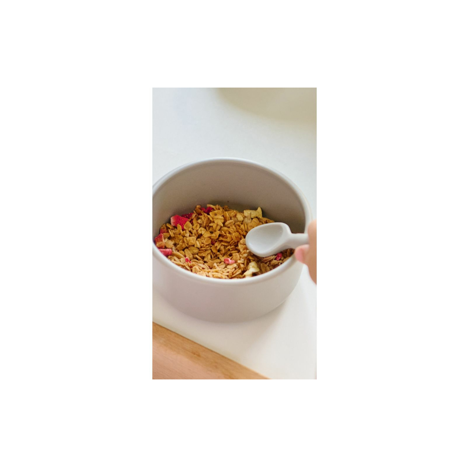 Тарілка дитяча MinikOiOi Bowl - Powder Grey (101080104) зображення 4
