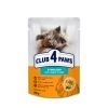 Вологий корм для кішок Club 4 Paws для стерилізованих з кроликом в желе 80 г (4820215367578)