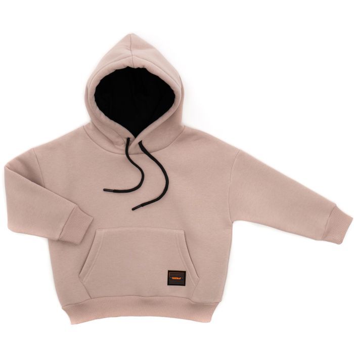 Кофта дитяча Cloise худи флісова (CL0115008-128-beige)