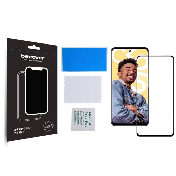 Скло захисне BeCover Realme C55 Black (709765) зображення 3