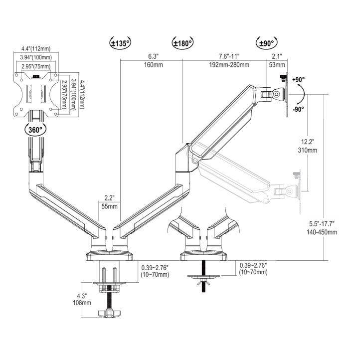 Кронштейн Vinga TD32-1152-L изображение 7