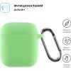 Чохол для навушників Armorstandart Ultrathin Silicone Case With Hook для Apple AirPods 2 Spearmint (ARM59693) зображення 2