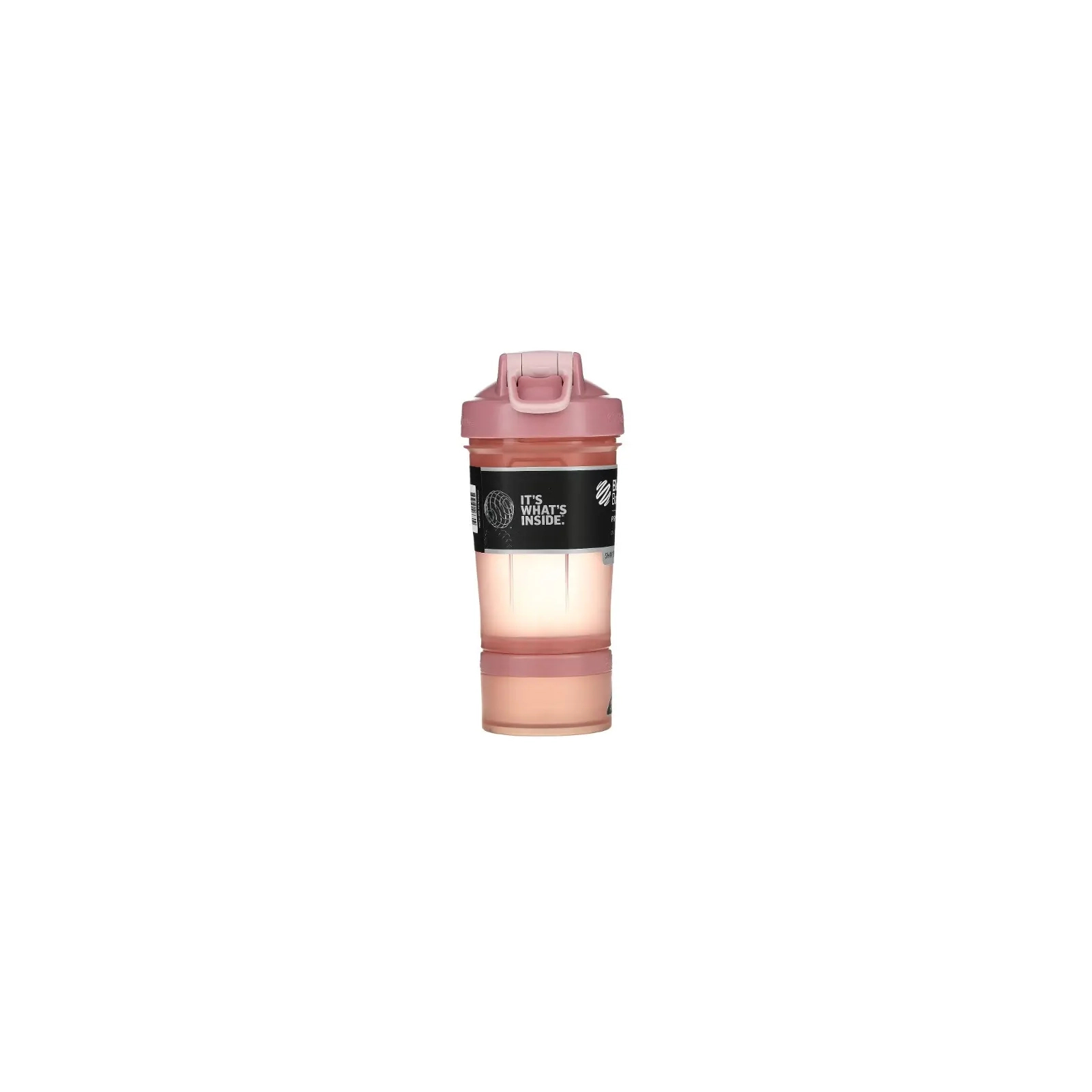 Шейкер спортивний BlenderBottle ProStak 22oz/650ml з 2-ма контейнерами Rose Pink (PS 22oz Rose_Pink) зображення 3