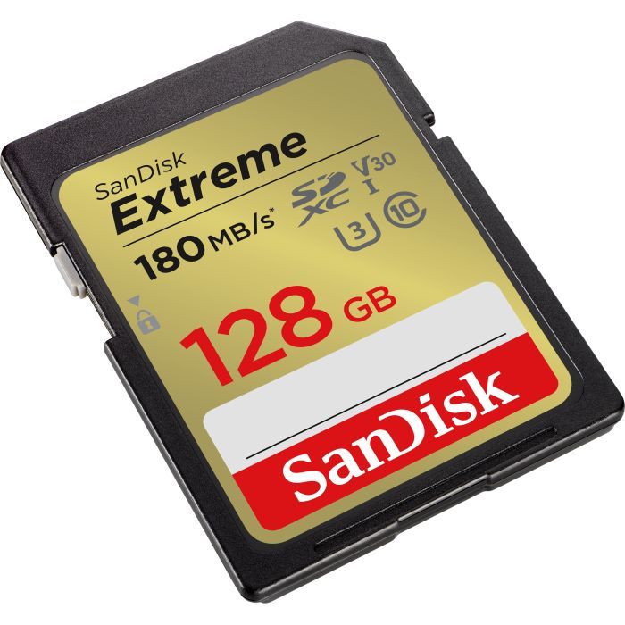 Карта памяти SanDisk 128GB SD class 10 UHS-I Extreme (SDSDXVA-128G-GNCIN) изображение 2