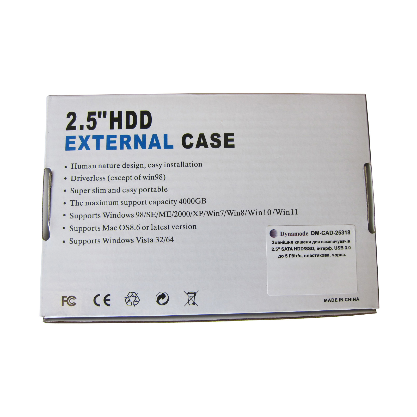 Кишеня зовнішня Dynamode 2.5" SATA HDD/SSD USB 3.0 Black (DM-CAD-25318) зображення 9