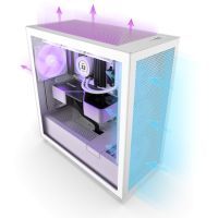 Корпус NZXT H7 Flow RGB 2023 Edition (CM-H71FW-R1) изображение 10