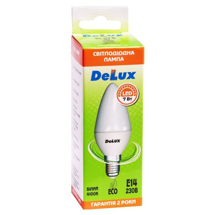 Лампочка Delux BL37B 7Вт 4100K 220В E14 (90020555) изображение 2