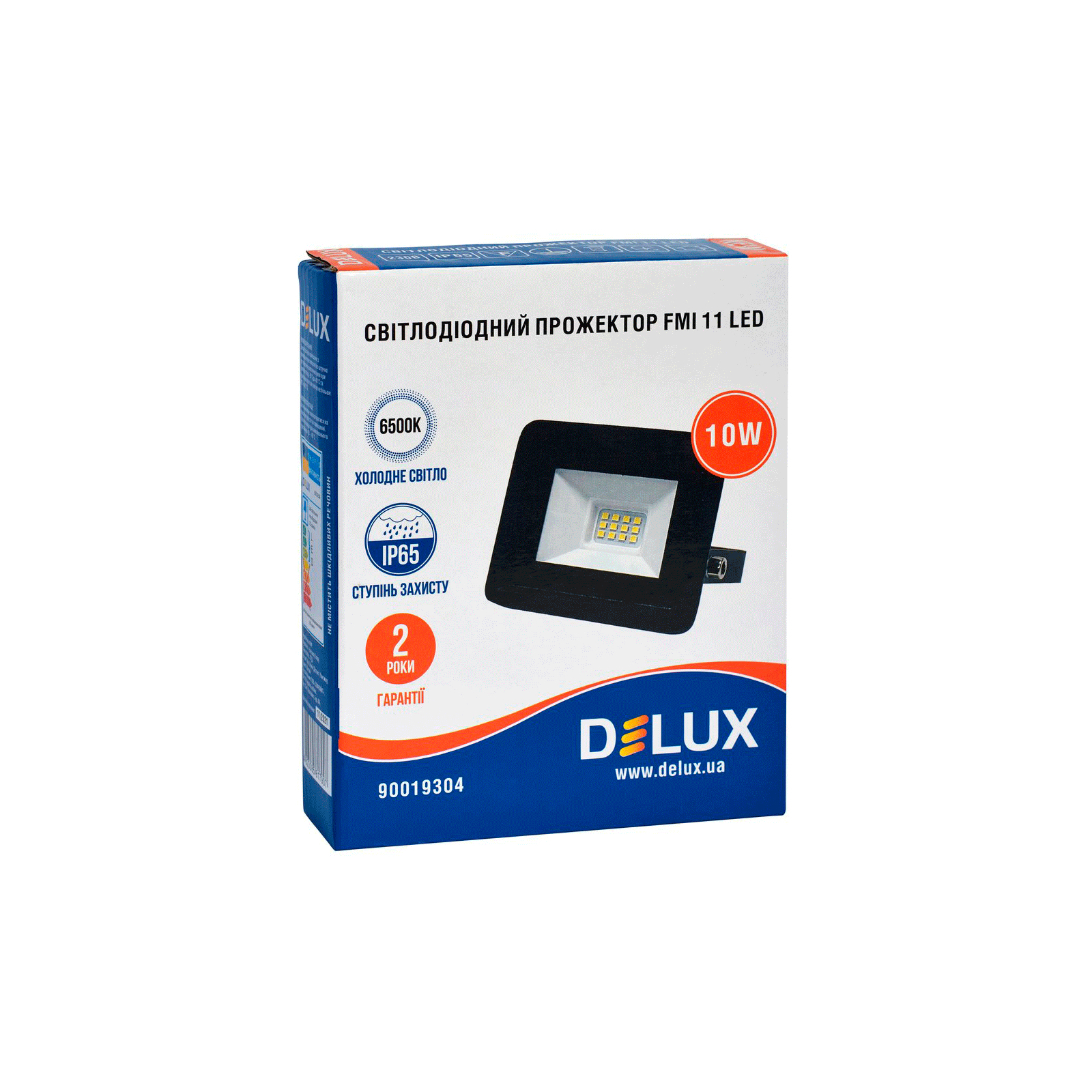Прожектор Delux FMI 11 10Вт 6500K IP65 (90019304) изображение 2