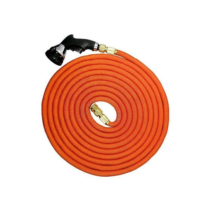 Поливочный шланг Gruntek King Cobra с пистолетом и переходниками 5 шт. (296225001)