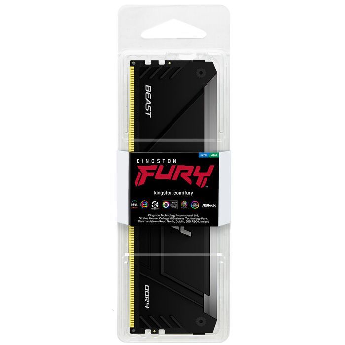 Модуль памяти для компьютера DDR4 32GB 3200 MHz Beast RGB Kingston Fury (ex.HyperX) (KF432C16BB2A/32) изображение 5