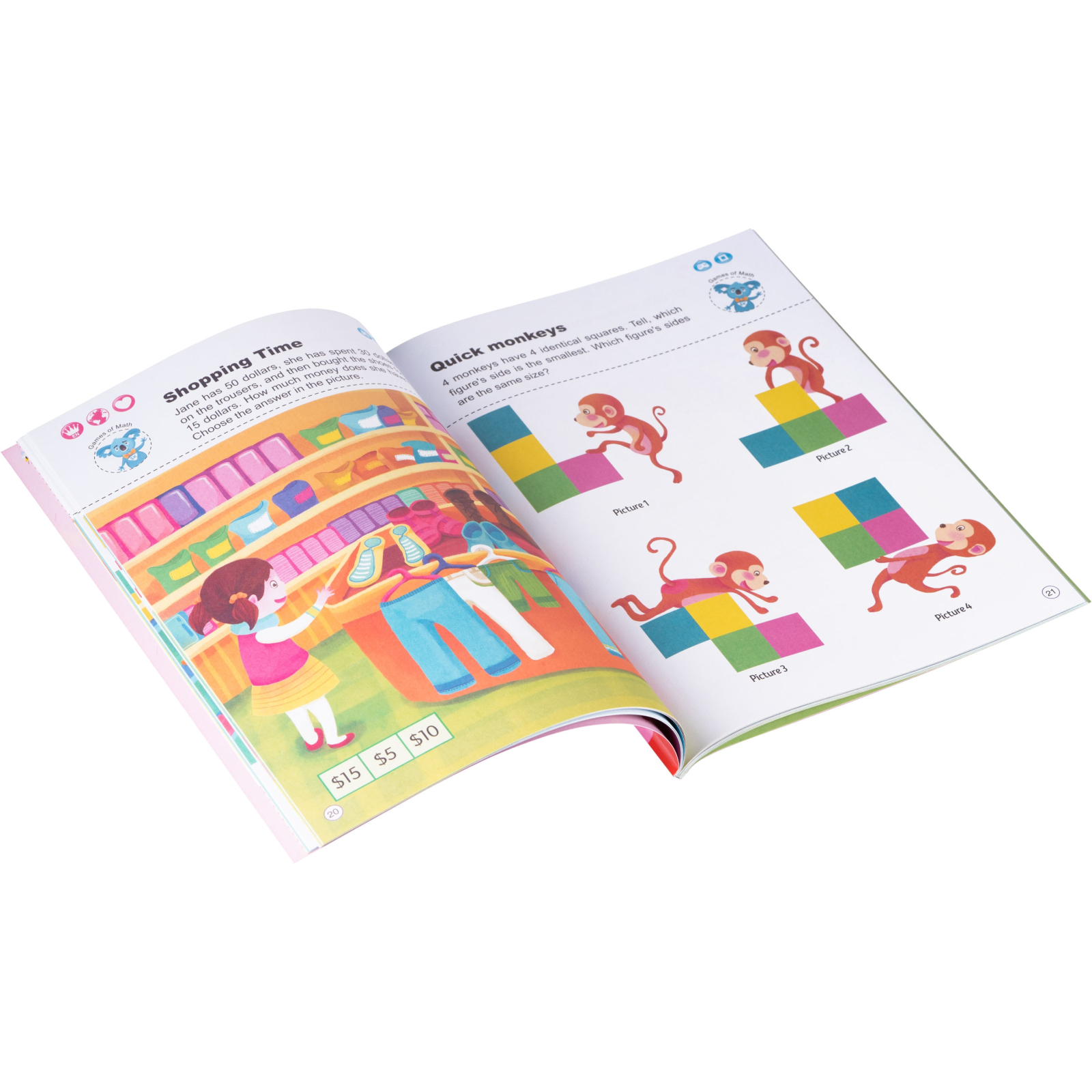 Интерактивная игрушка Smart Koala Набор интерактивных книг "Игры математики" 1-4 сезон (SKB1234GM) изображение 10