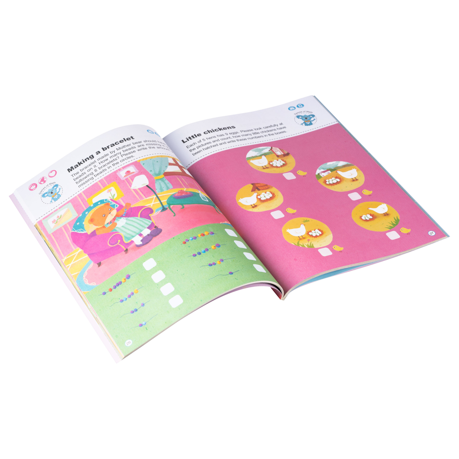 Интерактивная игрушка Smart Koala Набор интерактивных книг "Игры математики" 1-4 сезон (SKB1234GM) изображение 15