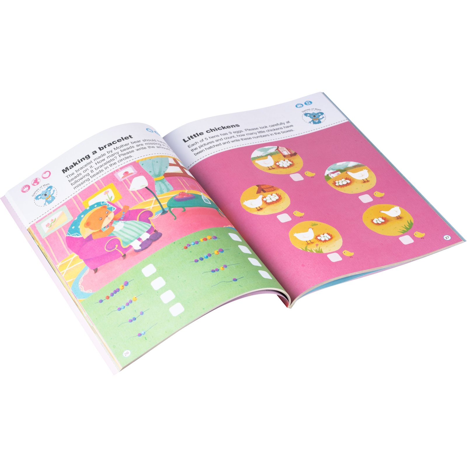 Интерактивная игрушка Smart Koala Набор интерактивных книг "Игры математики" 1-4 сезон (SKB1234GM) изображение 8