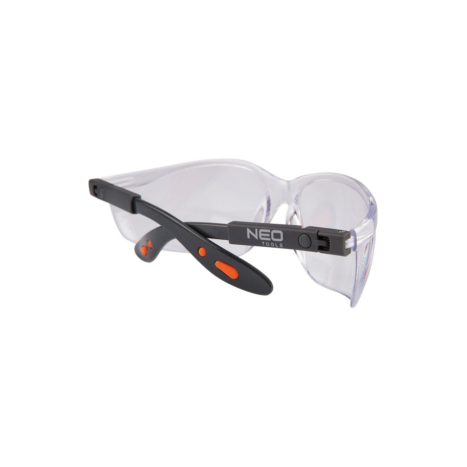 Защитные очки Neo Tools противоосколочные, нейлоновые скобки, стойкие к царапинам, желтые (97-501) изображение 3
