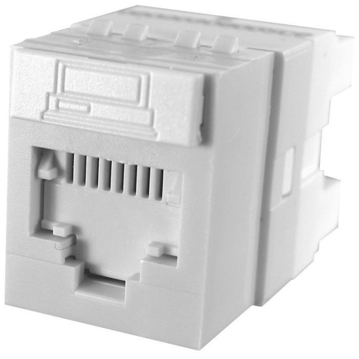 Модуль Keystone RJ45 UTP кат. 6, DG+, white Molex (KSJ-00018-02)