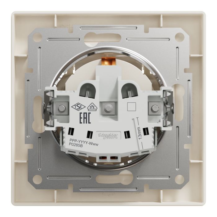 Розетка Schneider Electric ASFORA з кришкою, сталь (EPH3100162) изображение 8