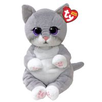 Мягкая игрушка Ty Beanie bellies Серый котенок MORGAN 25 см (43203)
