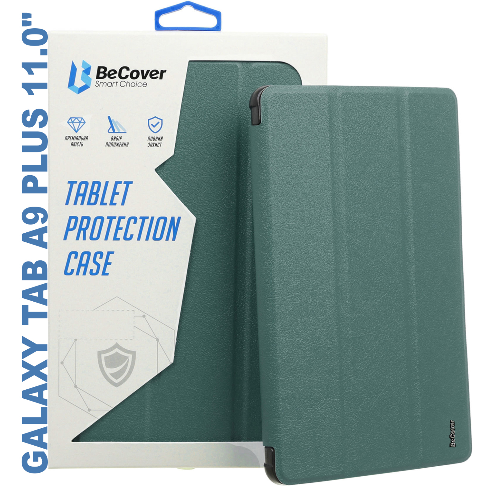Чехол для планшета BeCover Soft Edge stylus holder Samsung Tab A9 Plus SM-X210/SM-X215/SM-X216 11.0" Black (710366)